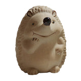 Maxbell Ceramic Hedgehog Figurines garden Sculptures for Lawn Fairy Garden Gifts