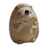 Maxbell Ceramic Hedgehog Figurines garden Sculptures for Lawn Fairy Garden Gifts