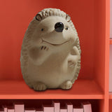 Maxbell Ceramic Hedgehog Figurines garden Sculptures for Lawn Fairy Garden Gifts