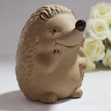 Maxbell Ceramic Hedgehog Figurines garden Sculptures for Lawn Fairy Garden Gifts