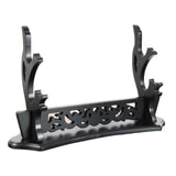 Maxbell Solid Wooden Stand Desktop Bracket Support for Tanto Wakizashi 2 Layers