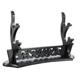 Maxbell Solid Wooden Stand Desktop Bracket Support for Tanto Wakizashi 2 Layers