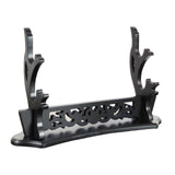 Maxbell Solid Wooden Stand Desktop Bracket Support for Tanto Wakizashi 2 Layers