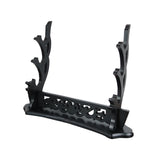 Maxbell Solid Wooden Stand Desktop Bracket Support for Tanto Wakizashi 3 Layers