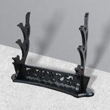 Maxbell Solid Wooden Stand Desktop Bracket Support for Tanto Wakizashi 3 Layers
