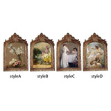 Maxbell Picture Display Frame Carved Picture Holder Ornament for Party Wedding Decor styleA