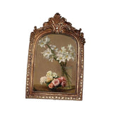 Maxbell Picture Display Frame Carved Picture Holder Ornament for Party Wedding Decor styleA