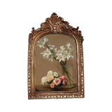 Maxbell Picture Display Frame Carved Picture Holder Ornament for Party Wedding Decor styleA