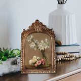 Maxbell Picture Display Frame Carved Picture Holder Ornament for Party Wedding Decor styleA