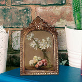 Maxbell Picture Display Frame Carved Picture Holder Ornament for Party Wedding Decor styleA