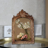 Maxbell Picture Display Frame Carved Picture Holder Ornament for Party Wedding Decor styleA