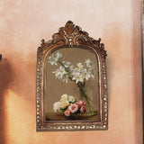 Maxbell Picture Display Frame Carved Picture Holder Ornament for Party Wedding Decor styleA