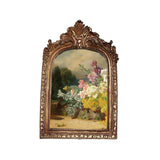 Maxbell Picture Display Frame Carved Picture Holder Ornament for Party Wedding Decor styleB