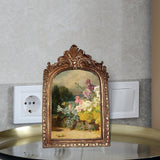 Maxbell Picture Display Frame Carved Picture Holder Ornament for Party Wedding Decor styleB