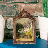 Maxbell Picture Display Frame Carved Picture Holder Ornament for Party Wedding Decor styleB