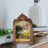 Maxbell Picture Display Frame Carved Picture Holder Ornament for Party Wedding Decor styleB