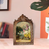 Maxbell Picture Display Frame Carved Picture Holder Ornament for Party Wedding Decor styleB