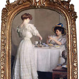 Maxbell Picture Display Frame Carved Picture Holder Ornament for Party Wedding Decor styleC