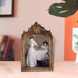 Maxbell Picture Display Frame Carved Picture Holder Ornament for Party Wedding Decor styleC