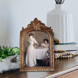 Maxbell Picture Display Frame Carved Picture Holder Ornament for Party Wedding Decor styleC