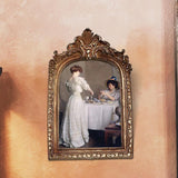 Maxbell Picture Display Frame Carved Picture Holder Ornament for Party Wedding Decor styleC