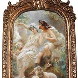 Maxbell Picture Display Frame Carved Picture Holder Ornament for Party Wedding Decor styleD