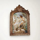 Maxbell Picture Display Frame Carved Picture Holder Ornament for Party Wedding Decor styleD