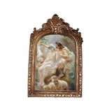 Maxbell Picture Display Frame Carved Picture Holder Ornament for Party Wedding Decor styleD
