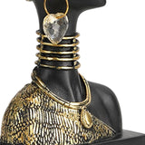 Maxbell Handcrafted Woman head Cabinet Home Bedroom Hotel Decoration Round