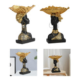 Maxbell Handcrafted Woman head Cabinet Home Bedroom Hotel Decoration Round