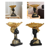 Maxbell Handcrafted Woman head Cabinet Home Bedroom Hotel Decoration Round