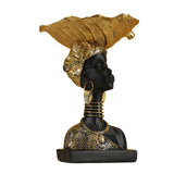 Maxbell Handcrafted Woman head Cabinet Home Bedroom Hotel Decoration Round