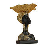 Maxbell Handcrafted Woman head Cabinet Home Bedroom Hotel Decoration Round