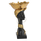 Maxbell Handcrafted Woman head Cabinet Home Bedroom Hotel Decoration Round