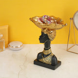 Maxbell Handcrafted Woman head Cabinet Home Bedroom Hotel Decoration Moon