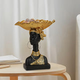 Maxbell Handcrafted Woman head Cabinet Home Bedroom Hotel Decoration Moon