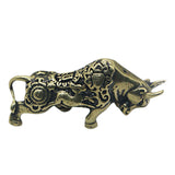 Maxbell 5x Pure Copper Animal Bull Figurines Ornaments Sculpture Housewarmings Gifts