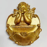 Maxbell Resin Angel Wall Statues Figurines Display Decoration Home Decor Living Room