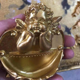 Maxbell Resin Angel Wall Statues Figurines Display Decoration Home Decor Living Room