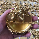 Maxbell Resin Angel Wall Statues Figurines Display Decoration Home Decor Living Room