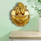 Maxbell Resin Angel Wall Statues Figurines Display Decoration Home Decor Living Room