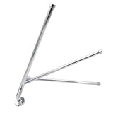 Maxbell Swivel Towel Bar Rack Wall Mounted Steel 180° Rotation for Toilet Kitchen