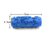 Maxbell Patterned Paint Roller Decorative Household Rubber Roller for Cabinets