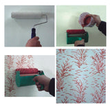 Maxbell Patterned Paint Roller Decorative Household Rubber Roller for Cabinets