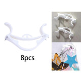 Maxbell 8Pcs Utility Hooks Multi Purpose Wall Elastic Hook for Bunting Home Decor