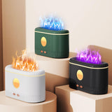 Maxbell Portable Air Humidifier USB with Realistic cool Mist Lamp colors White