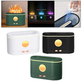 Maxbell Portable Air Humidifier USB with Realistic cool Mist Lamp colors White