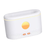 Maxbell Portable Air Humidifier USB with Realistic cool Mist Lamp colors White