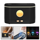 Maxbell Portable Air Humidifier USB with Realistic cool Mist Lamp colors Black