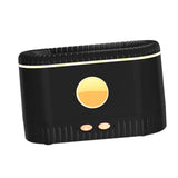 Maxbell Portable Air Humidifier USB with Realistic cool Mist Lamp colors Black